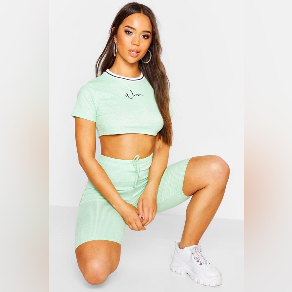 Boohoo two piece set